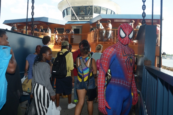 Photo Flash: SPIDER-MAN Travels to Staten Island for Yankees Game!  Image