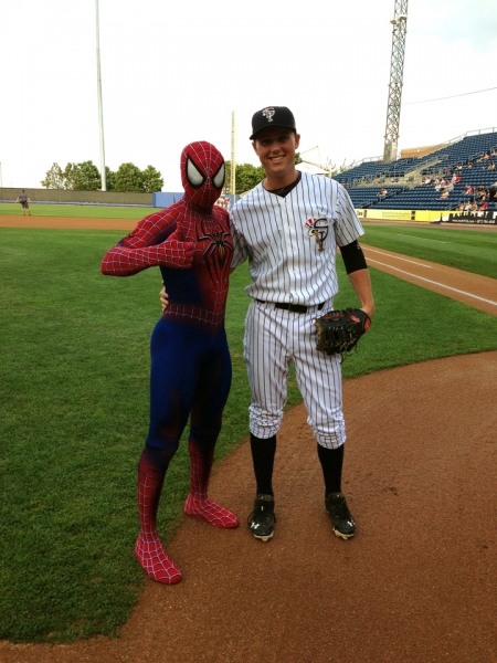 Photo Flash: SPIDER-MAN Travels to Staten Island for Yankees Game!  Image