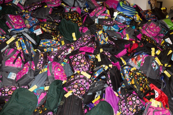 Photo Coverage: Paige Davis and SPIDER-MAN Team Up for Operation Backpack! Image