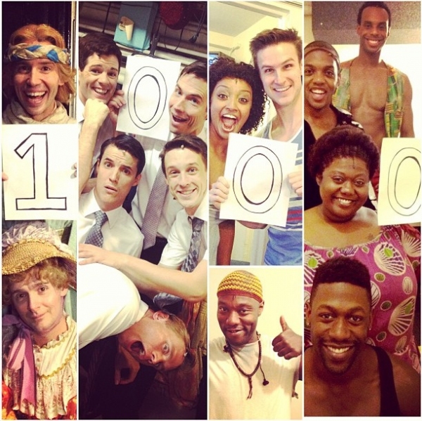 Photo Flash: Saturday Intermission Pics, Aug 17 - BOOK OF MORMON Celebrates 1,000 Performances, WIZARD OF OZ Ends in Toronto and More! Image