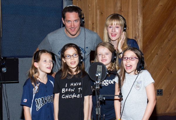 Photo Coverage: In the Recording Studio with the Cast of Broadway's MATILDA!  Image