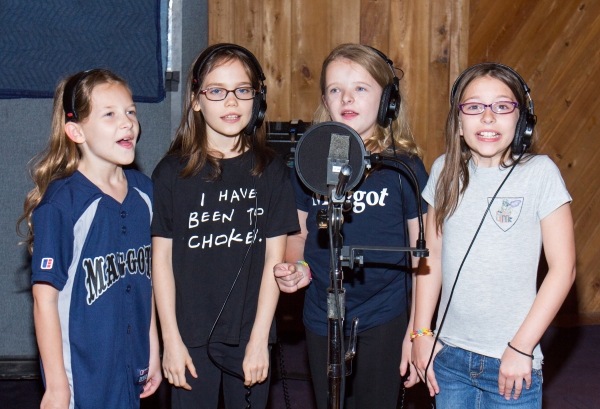 Photo Coverage: In the Recording Studio with the Cast of Broadway's MATILDA!  Image