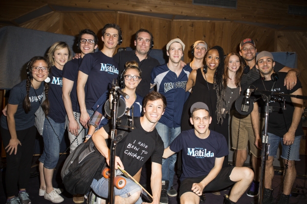 Photo Coverage: In the Recording Studio with the Cast of Broadway's MATILDA! 