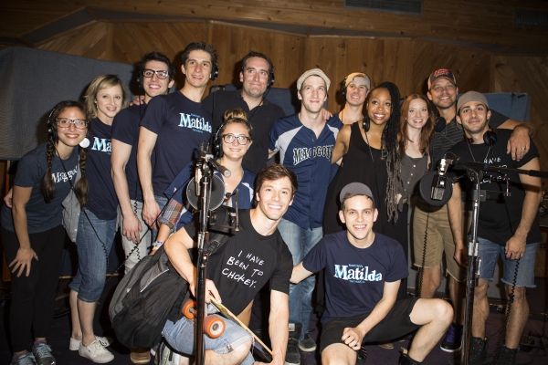 Photo Coverage: In the Recording Studio with the Cast of Broadway's MATILDA!  Image