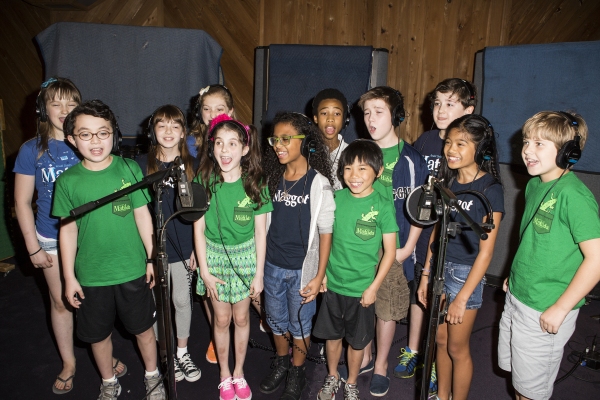 Photo Coverage: In the Recording Studio with the Cast of Broadway's MATILDA!  Image