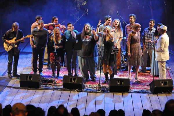 All of the musical artists from The Old Globe''s Jeff Buckley Tribute Concert close t Photo