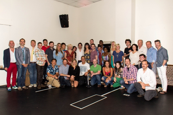 Photo Coverage: Inside the First Day of Rehearsal for Paper Mill Playhouse's HONEYMOON IN VEGAS Image