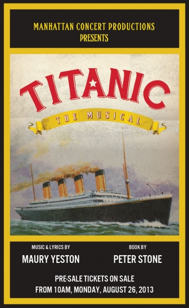 Photo Flash: Artwork Released for Manhattan Concert Productions' TITANIC 