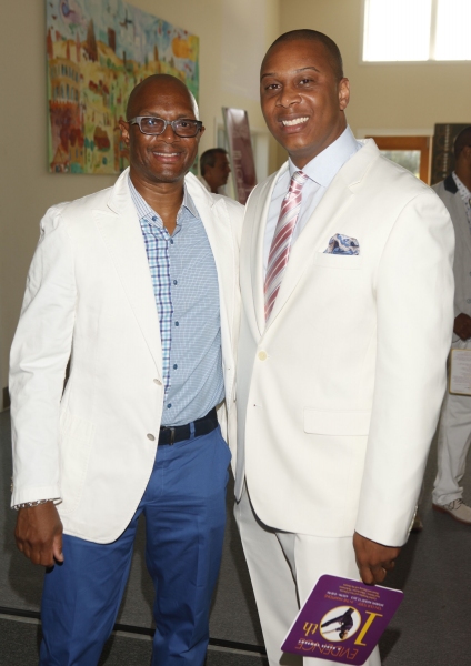 Alvin Adell, board member, Evidence, A Dance Company and James Nixson, Young Patrons  Photo