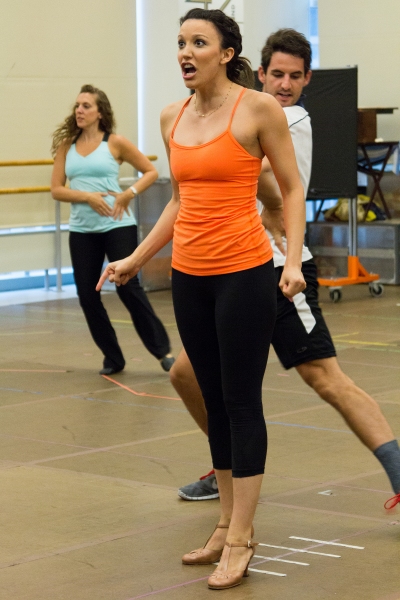 Photo Coverage: Caroline Bowman, Josh Young & EVITA Touring Cast Meet the Press!  Image