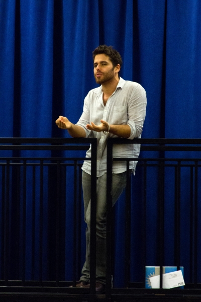 Photo Coverage: Caroline Bowman, Josh Young & EVITA Touring Cast Meet the Press!  Image