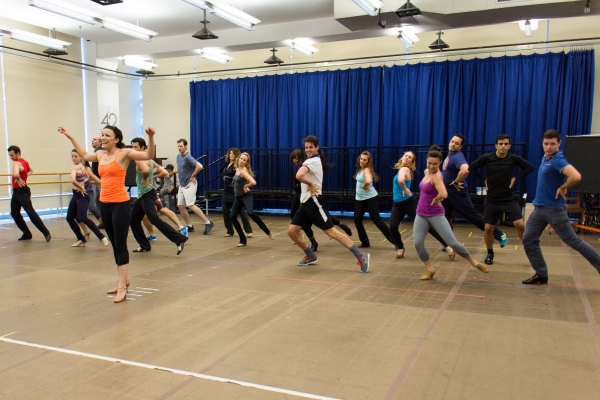 Photo Coverage: Caroline Bowman, Josh Young & EVITA Touring Cast Meet the Press!  Image