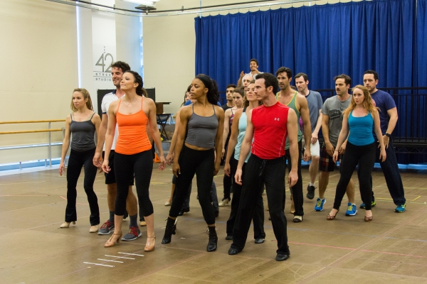 Photo Coverage: Caroline Bowman, Josh Young & EVITA Touring Cast Meet the Press!  Image