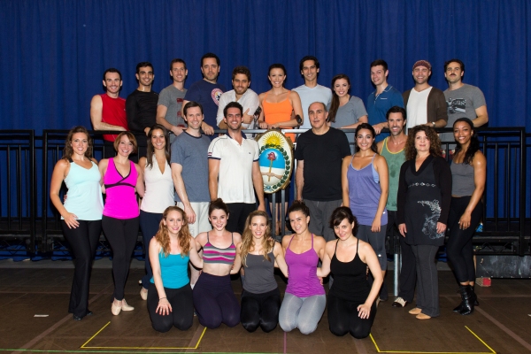 Photo Coverage: Caroline Bowman, Josh Young & EVITA Touring Cast Meet the Press!  Image