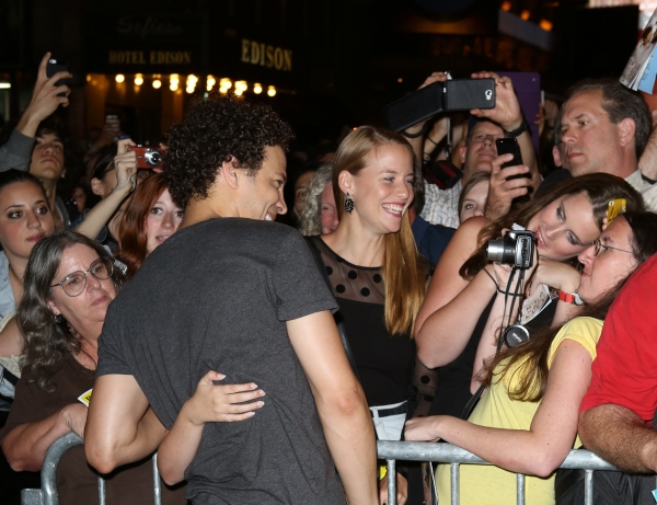 Photo Coverage: Orlando Bloom, Condola Rashad & More Meet Fans at ROMEO & JULIET Stage Door Following First Preview 