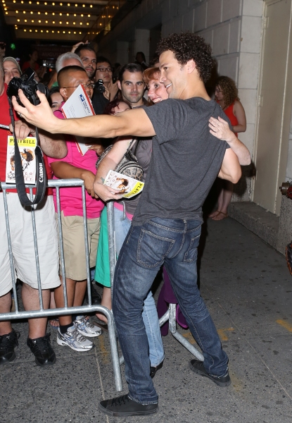 Photo Coverage: Orlando Bloom, Condola Rashad & More Meet Fans at ROMEO & JULIET Stage Door Following First Preview Image