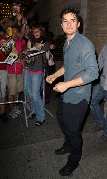 Photo Coverage: Orlando Bloom, Condola Rashad & More Meet Fans at ROMEO & JULIET Stage Door Following First Preview Image