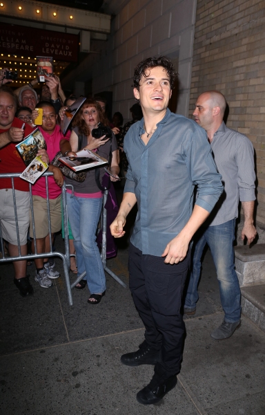 Photo Coverage: Orlando Bloom, Condola Rashad & More Meet Fans at ROMEO & JULIET Stage Door Following First Preview Image
