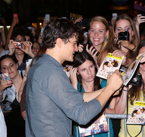 Photo Coverage: Orlando Bloom, Condola Rashad & More Meet Fans at ROMEO & JULIET Stage Door Following First Preview Image