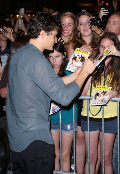 Photo Coverage: Orlando Bloom, Condola Rashad & More Meet Fans at ROMEO & JULIET Stage Door Following First Preview Image
