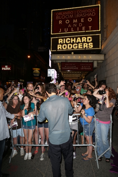 Photo Coverage: Orlando Bloom, Condola Rashad & More Meet Fans at ROMEO & JULIET Stage Door Following First Preview Image
