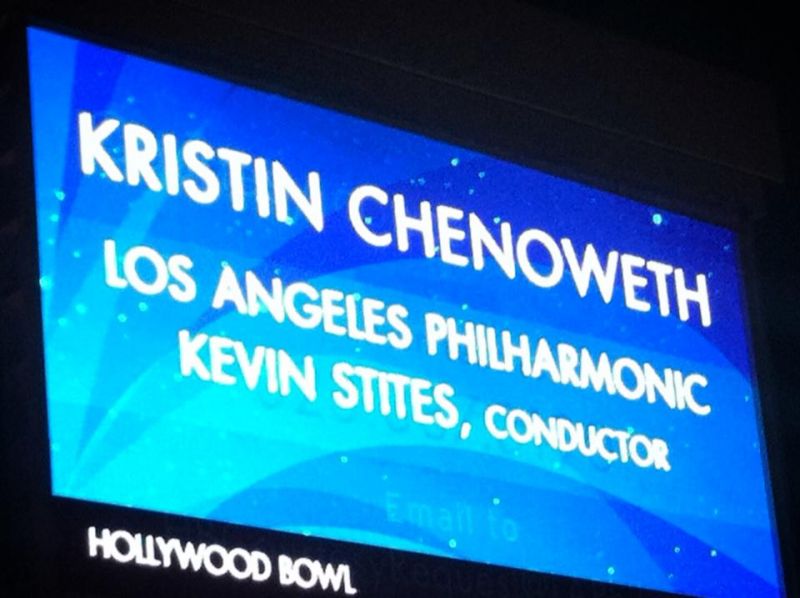 Photo Coverage: Pre-Show and Post-Show with Kristin Chenoweth at The Hollywood Bowl Image