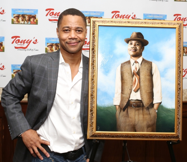 Photo Coverage: Cuba Gooding Jr. Unveils Portrait at Tony Di Napoli's Image