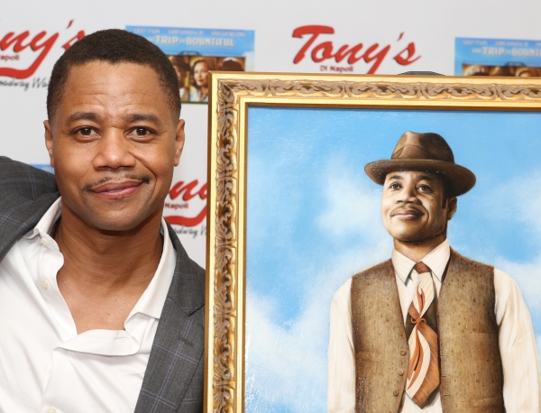 Photo Coverage: Cuba Gooding Jr. Unveils Portrait at Tony Di Napoli's Image