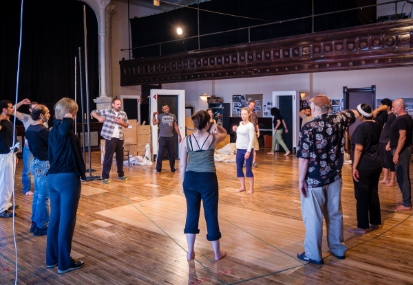 Photo Flash: In Rehearsal for Steppenwolf's Joan Allen-Led THE WHEEL, Begin. 9/12 Image