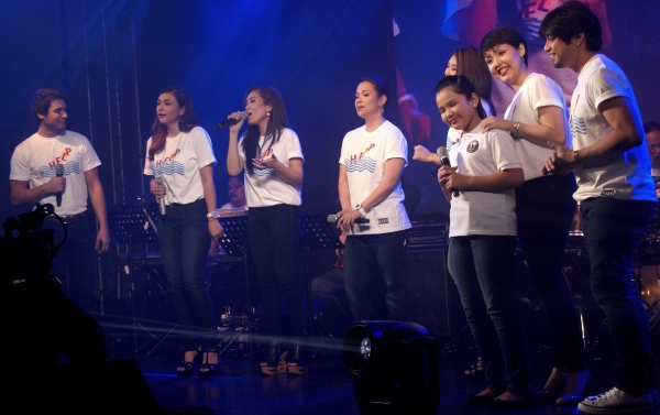 Ryan Gallagher, Rachelle Ann Go, Lea Salonga, Sarah Geronimo, Fitri, Cris Villonco, N Photo