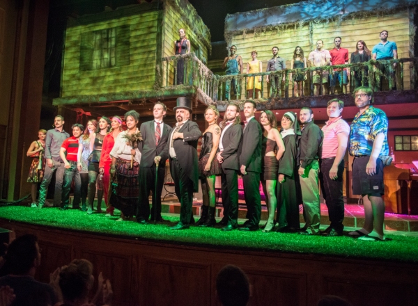 Photo Flash: The Amoralists Celebrate THE CHEATERS CLUB Opening Night Image