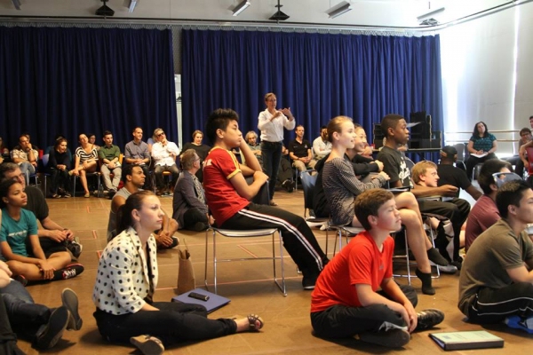 Photo Flash: In Rehearsal with TFANA's A MIDSUMMER NIGHT'S DREAM, Directed by Julie Taymor Image