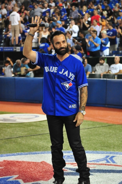 Photo Coverage: Ramin Karimloo Performs at the Toronto Blue Jays/New York Yankees Game Image