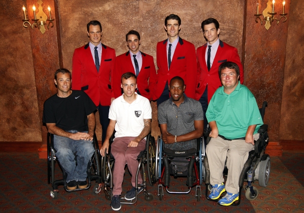 Photo Flash: US Open Wheelchair Tennis Athletes Visit JERSEY BOYS Image