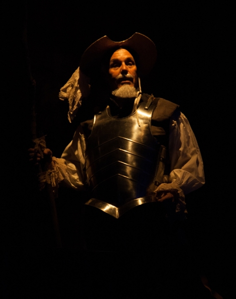 Rick Roemer as Don Quixote in Austin Playhouse''s THE MAN OF LA MANCHA.  Photo by Chr Photo