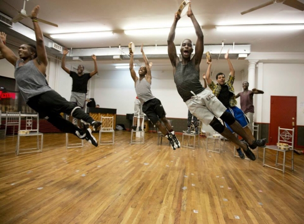 Photo Flash: In Rehearsal for Young Vic's THE SCOTTSBORO BOYS with Colman Domingo, Forrest McClendon & More Image