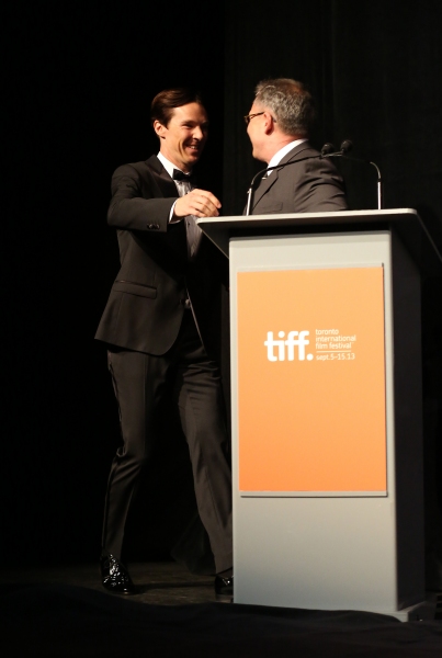 Benedict Cumberbatch and Piers Handling Photo