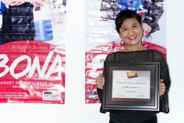 Photo Coverage: Eugene Domingo, Edgar Allan Guzman Accept BWW Awards Image