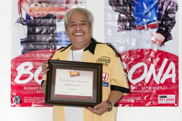 Photo Coverage: Eugene Domingo, Edgar Allan Guzman Accept BWW Awards Image