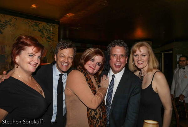 Jane Blass, Jim Caruso, Faith Prince, Billy Stritch, Mary Callahan at 