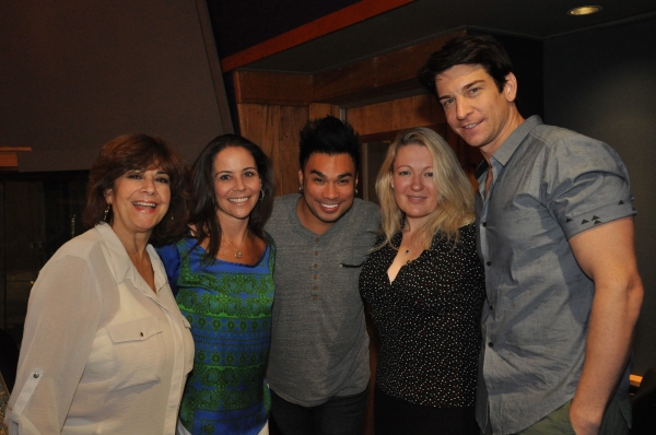 Exclusive Photo Coverage: In the Recording Studio with the Girls of JERSEY BOYS for Carols For A Cure Image