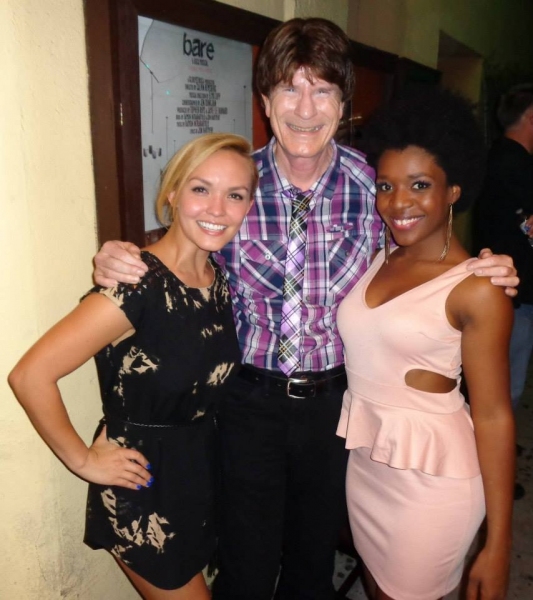 Journalist Steven Stanley poses with BARE actress Katherine Washington and Ã¢â‚� Photo