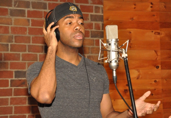 Exclusive Photo Coverage: In the Recording Studio with The Broadway Boys for Carols For A Cure!  Image