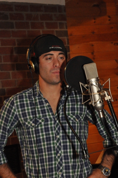 Exclusive Photo Coverage: In the Recording Studio with The Broadway Boys for Carols For A Cure!  Image
