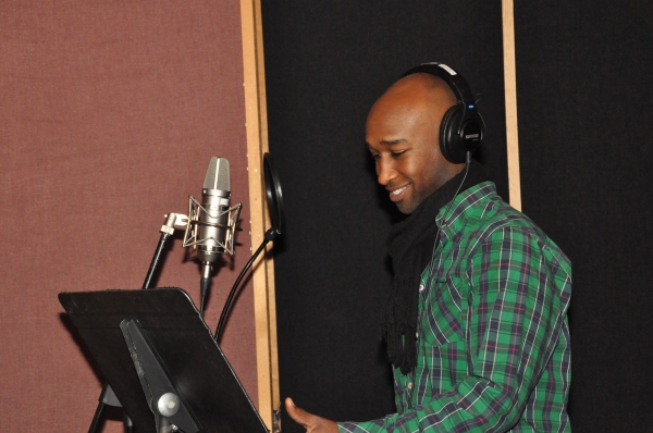 Exclusive Photo Coverage: In the Recording Studio with The Broadway Boys for Carols For A Cure!  Image