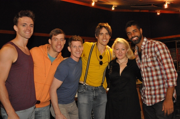 Exclusive Photo Coverage: Reeve Carney, Rebecca Faulkenberry & SPIDER-MAN Cast Sing Carols For A Cure  Image