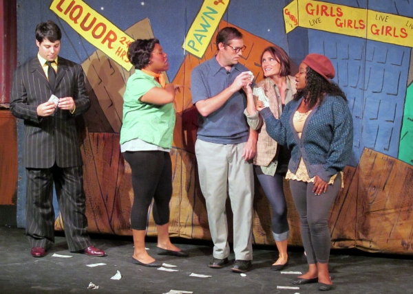 Skip Snip and the Doo Wop girls convince Seymour to take the money and get the fame h Photo