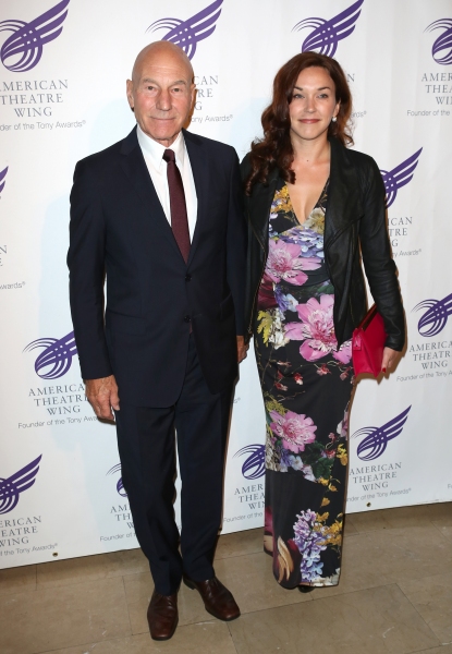 Patrick Stewart with wife Sophie Alexandra Stewart  Photo