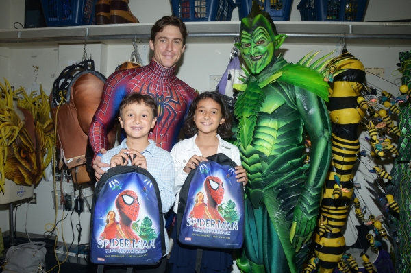Photo Flash: SPIDER-MAN TURN OFF THE DARK Welcomes Back-to-School 'Golden Ticket' Winners Image