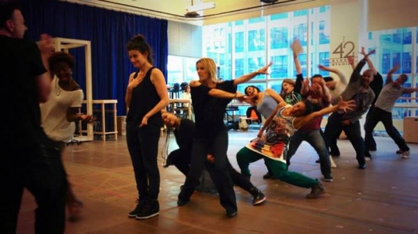 Photo Flash: In Rehearsal for IF/THEN with Idina Menzel, LaChanze, Anthony Rapp & More! Image